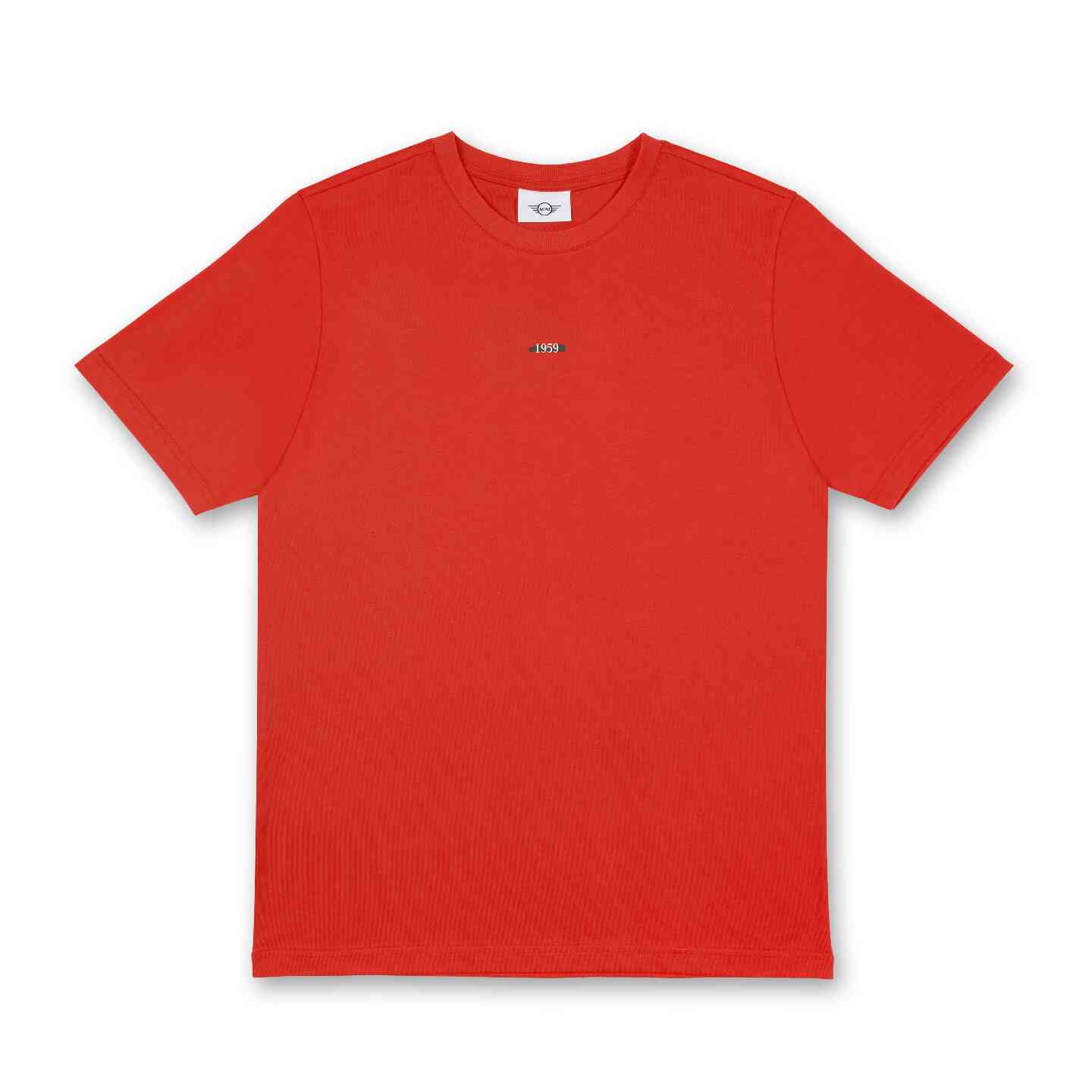 MINI Men's T-Shirt Wordmark Rebel Red Regular Fit view 2