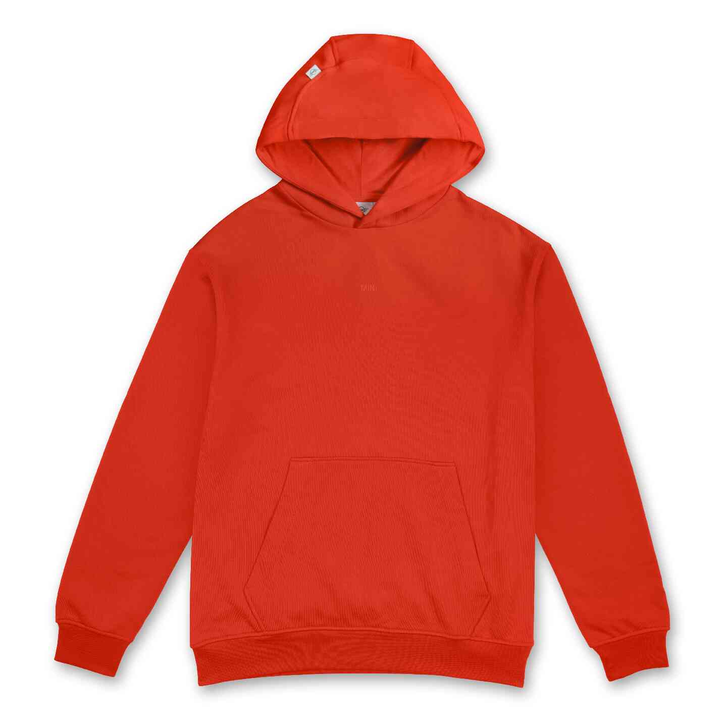MINI Men's Wordmark Hoodie Rebel Red Relaxed Fit view 2