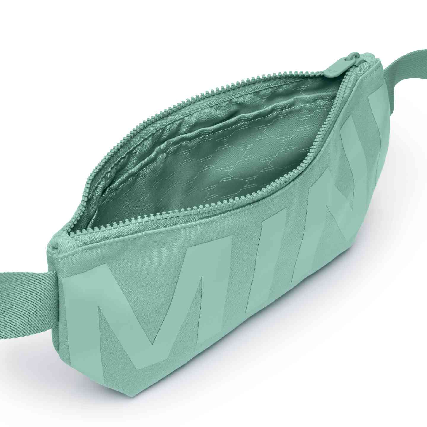 MINI Wordmark Cross Body Bag Ocean Wave Green view 3