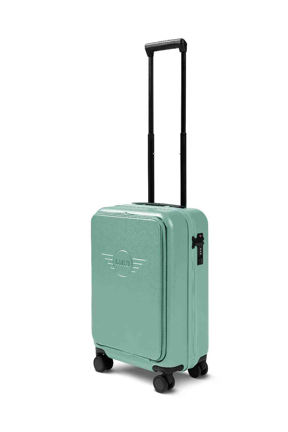 MINI Debossed Wing Logo Cabin Trolley Ocean Wave Green