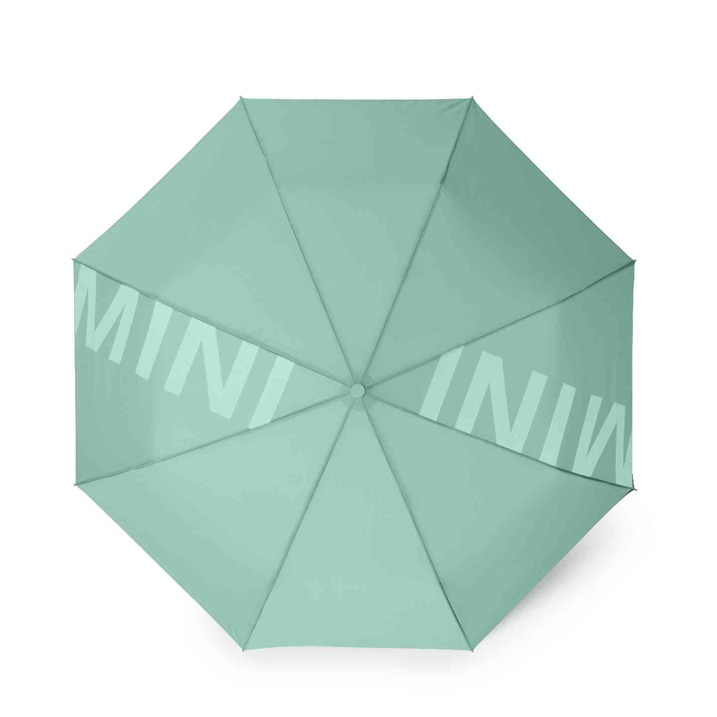 MINI Wordmark Foldable Umbrella Ocean Wave Green