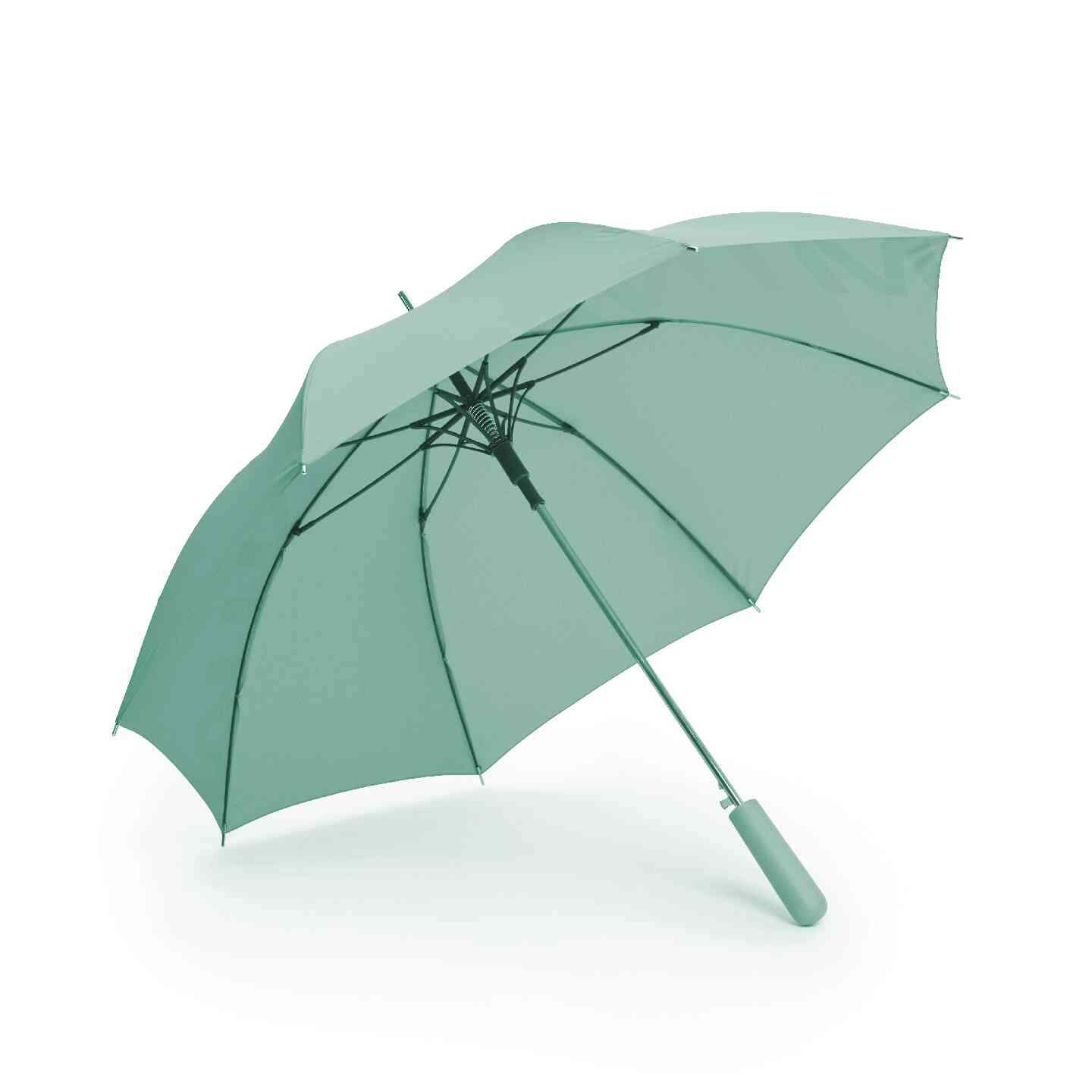MINI Wordmark Walking Stick Umbrella Ocean Wave Green view 2