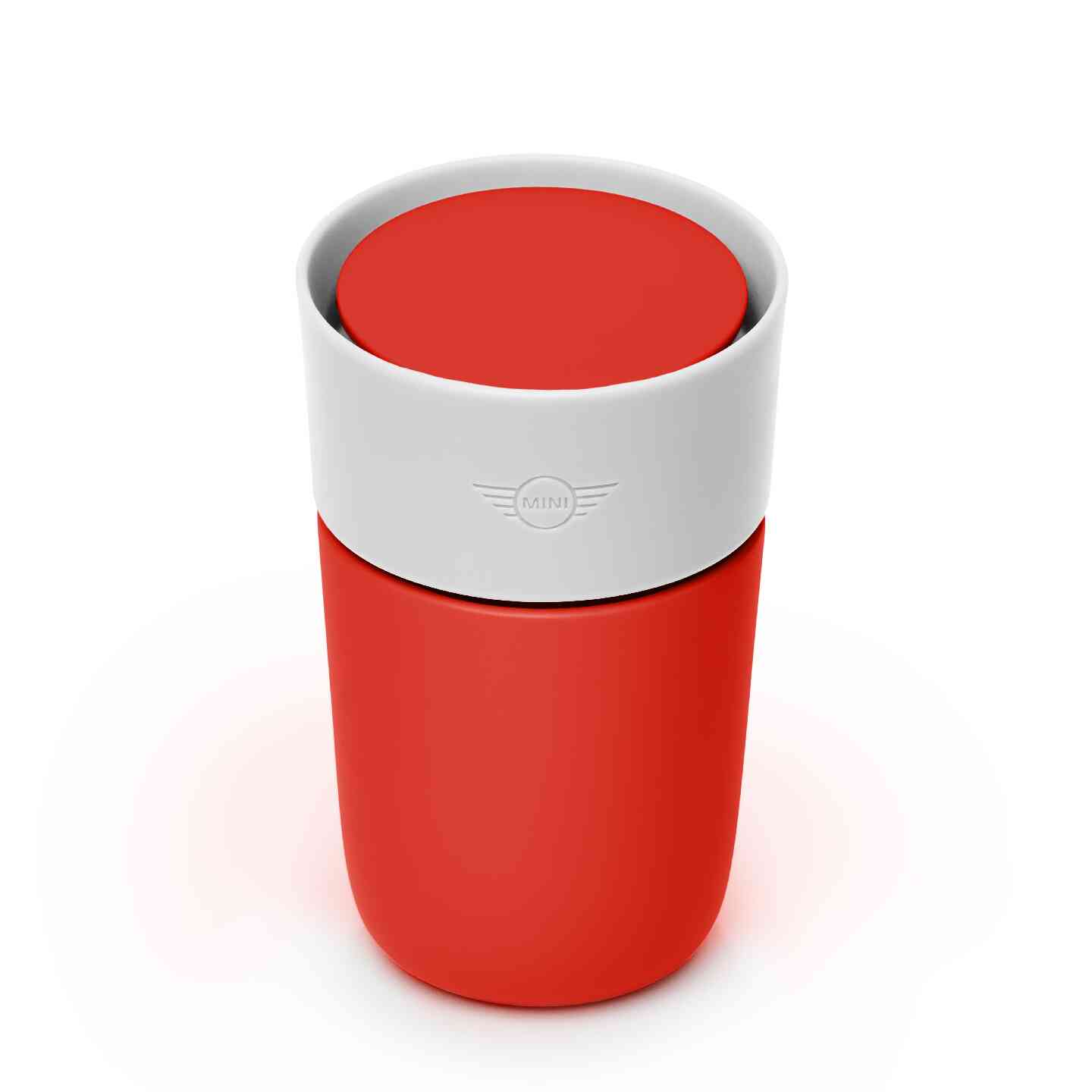 MINI Travel Mug 300 ml Rebel Red White view 2