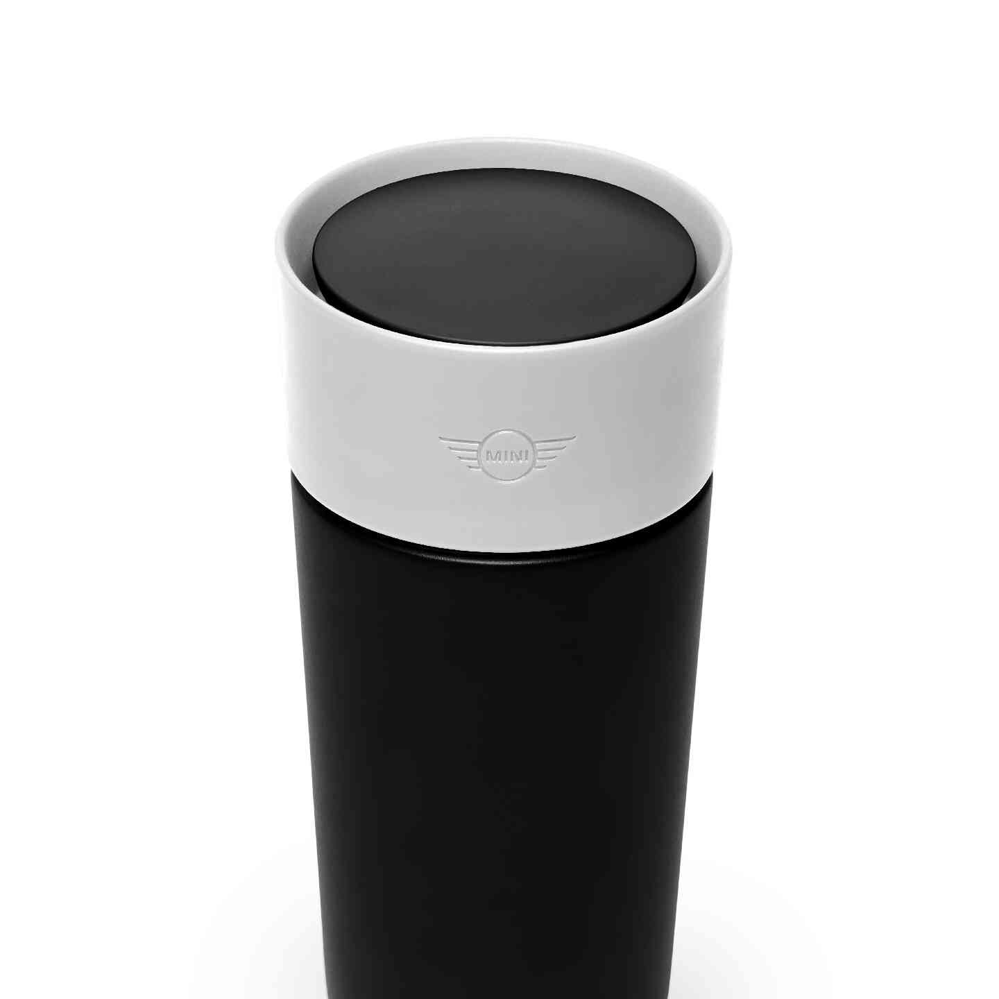 MINI Travel Mug 500 ml Black White view 2