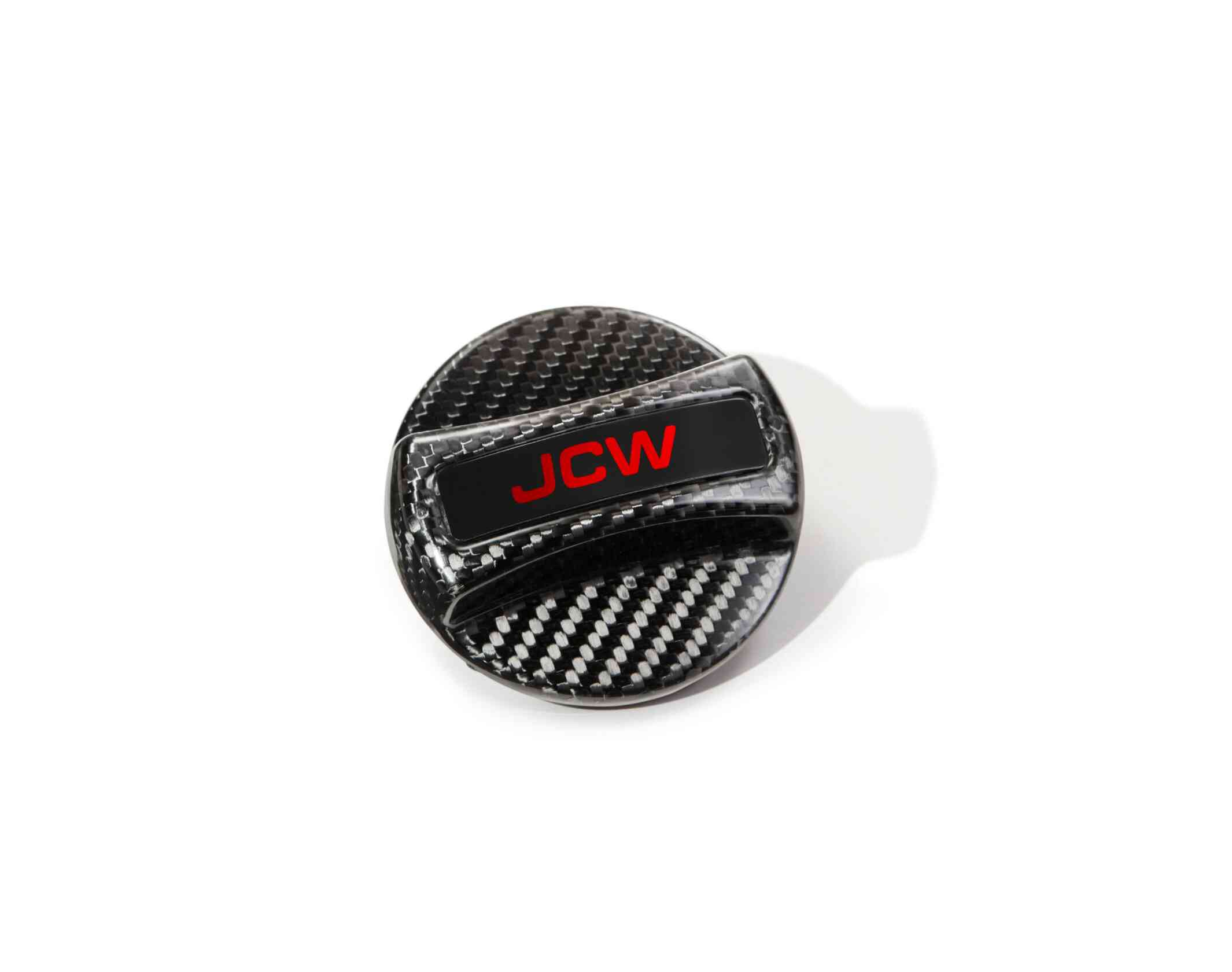 JCW Carbon Fuel Filler Cap Cover Fits U25 F66 F65 view 2