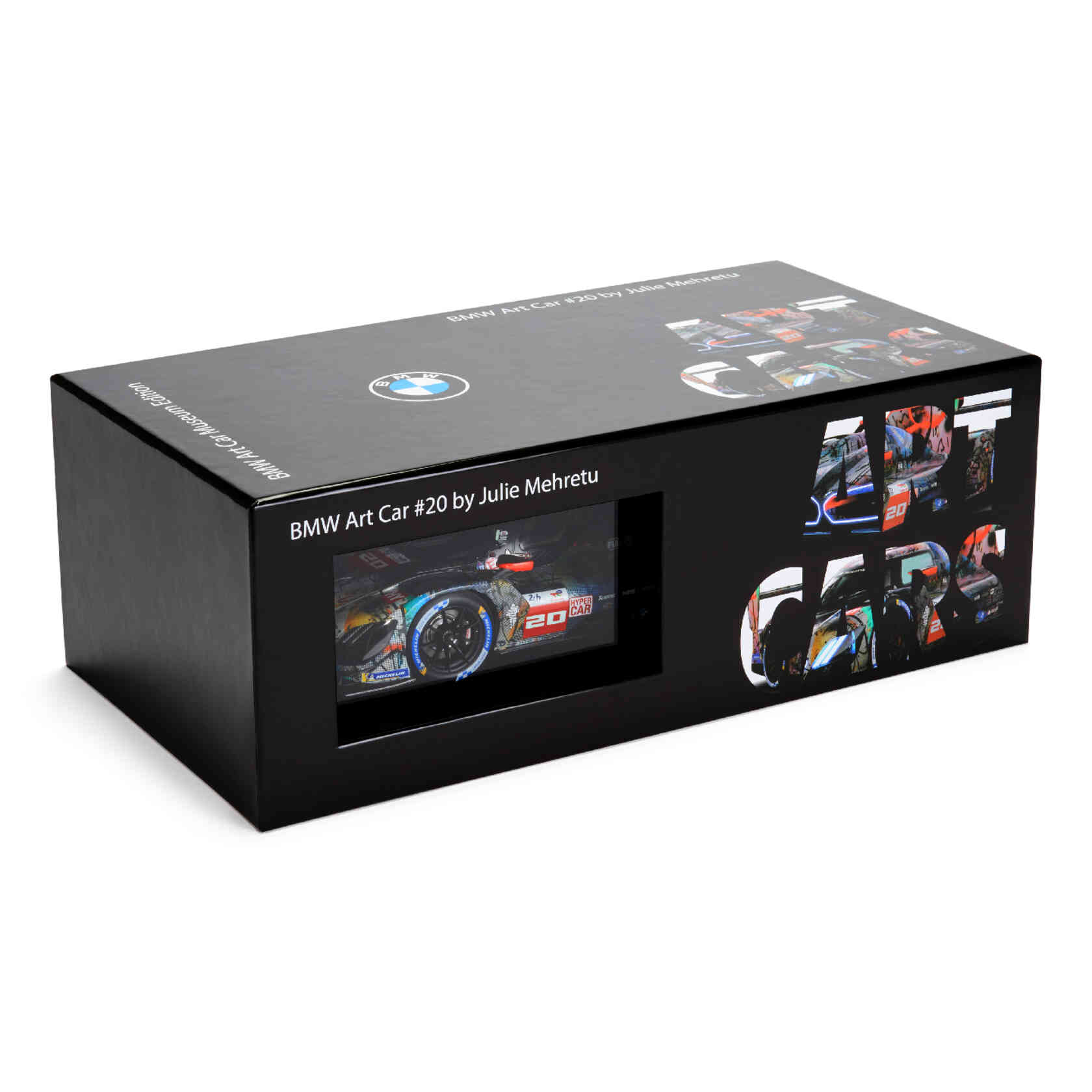 BMW Miniature Art Car #20 Julie Mehretu, M Hybrid V8 view 4