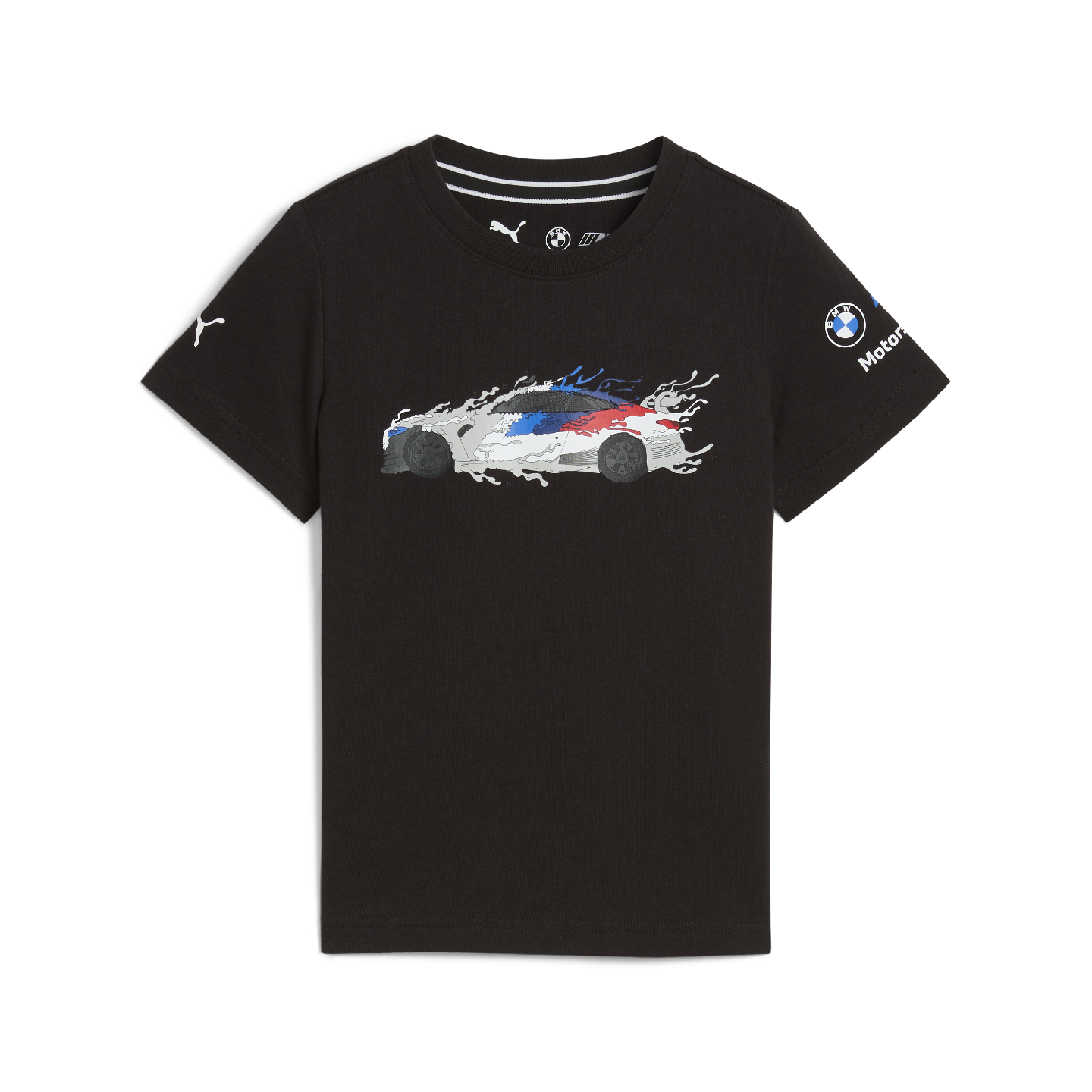 PUMA BMW M Motorsport Pre-School Tee Black Regular Fit