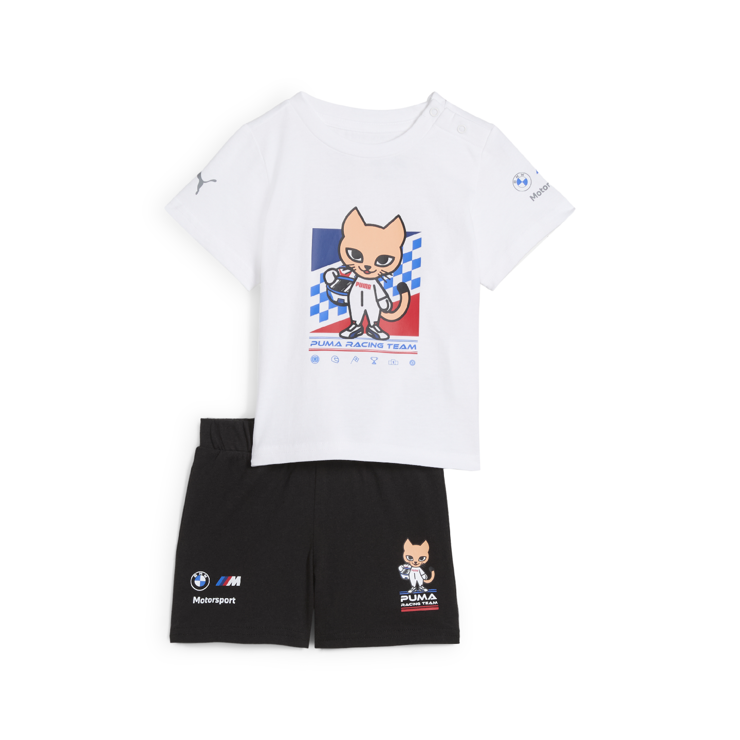 PUMA BMW M Motorsport Toddler Short Sleeve Set