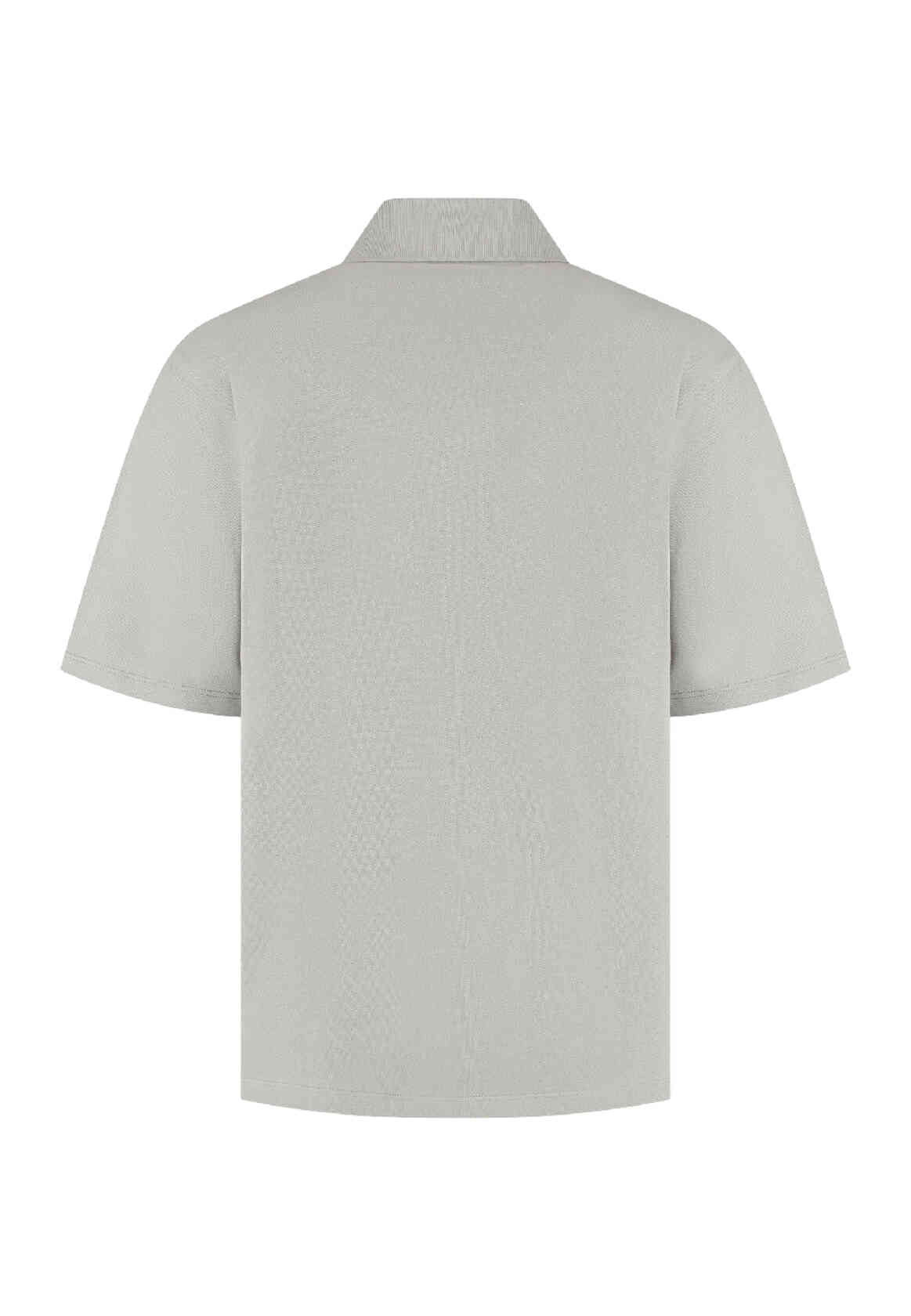 BMW Poloshirt Z1 Pixel Car Oversized Grey view 3