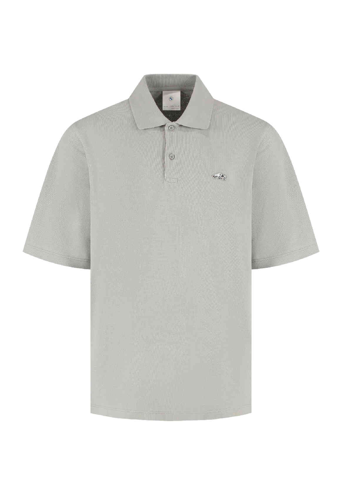 BMW Poloshirt Z1 Pixel Car Oversized Grey