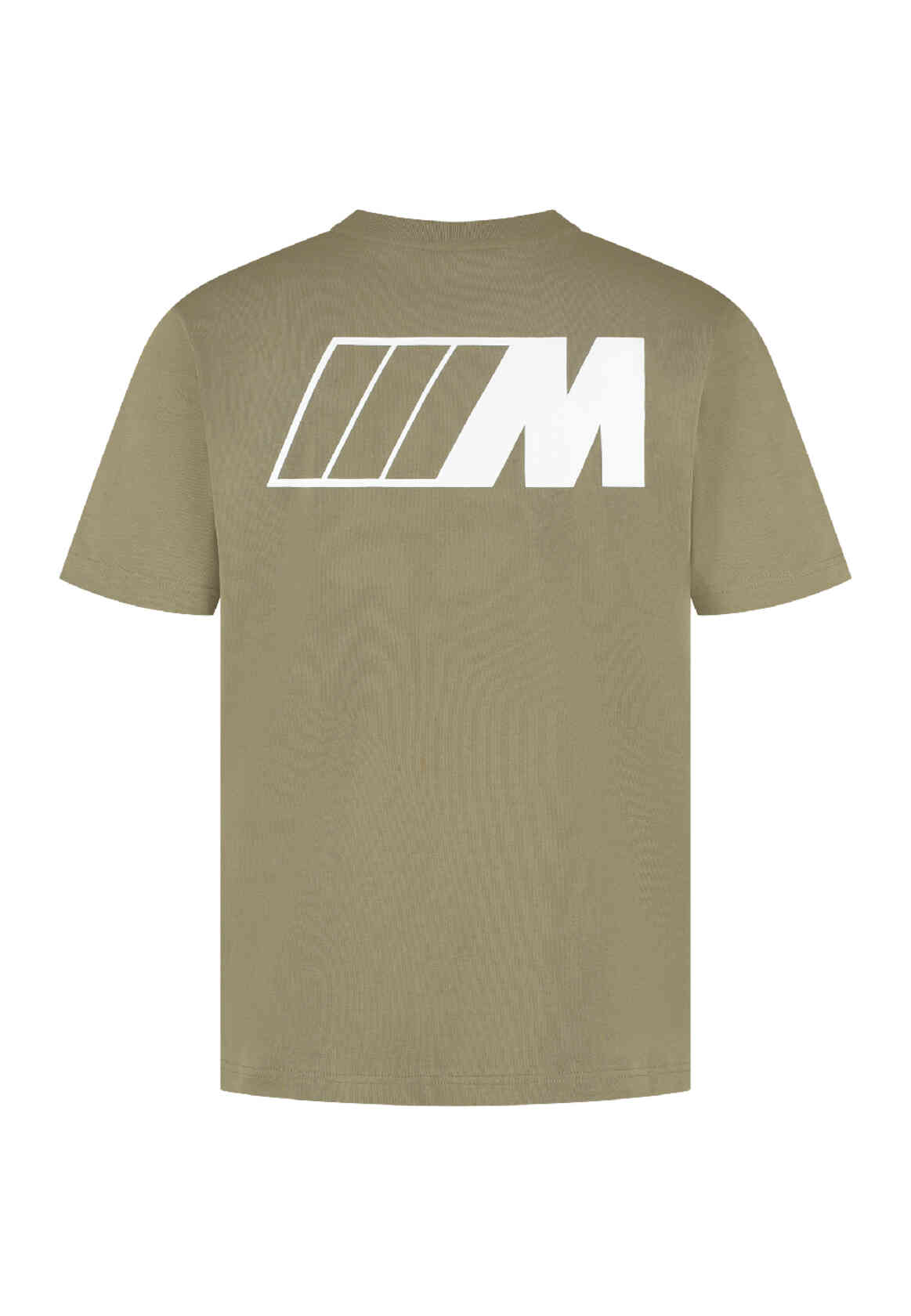 BMW M T-Shirt Logo Reverse Unisex Green/Beige view 2