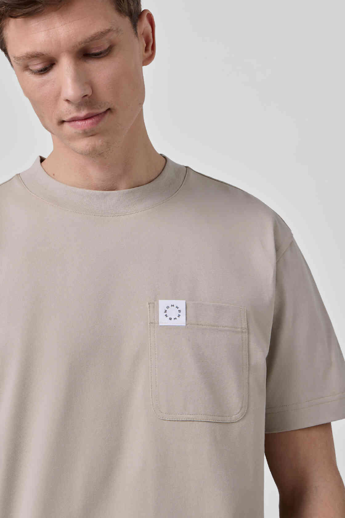 BMW T-Shirt Tasche Arc Unisex Greige view 4