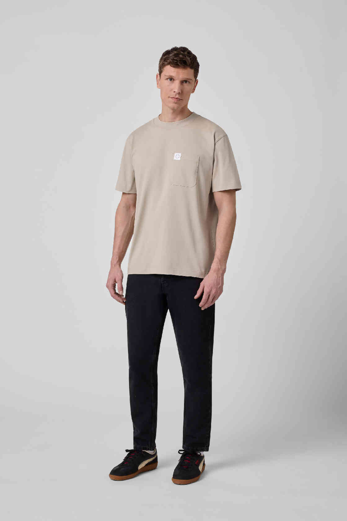 BMW T-Shirt Tasche Arc Unisex Greige view 2