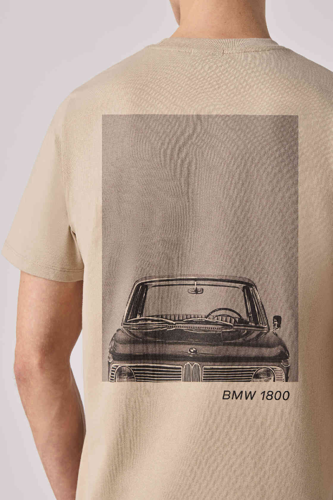 BMW T-Shirt Grafik Dark Beige view 3