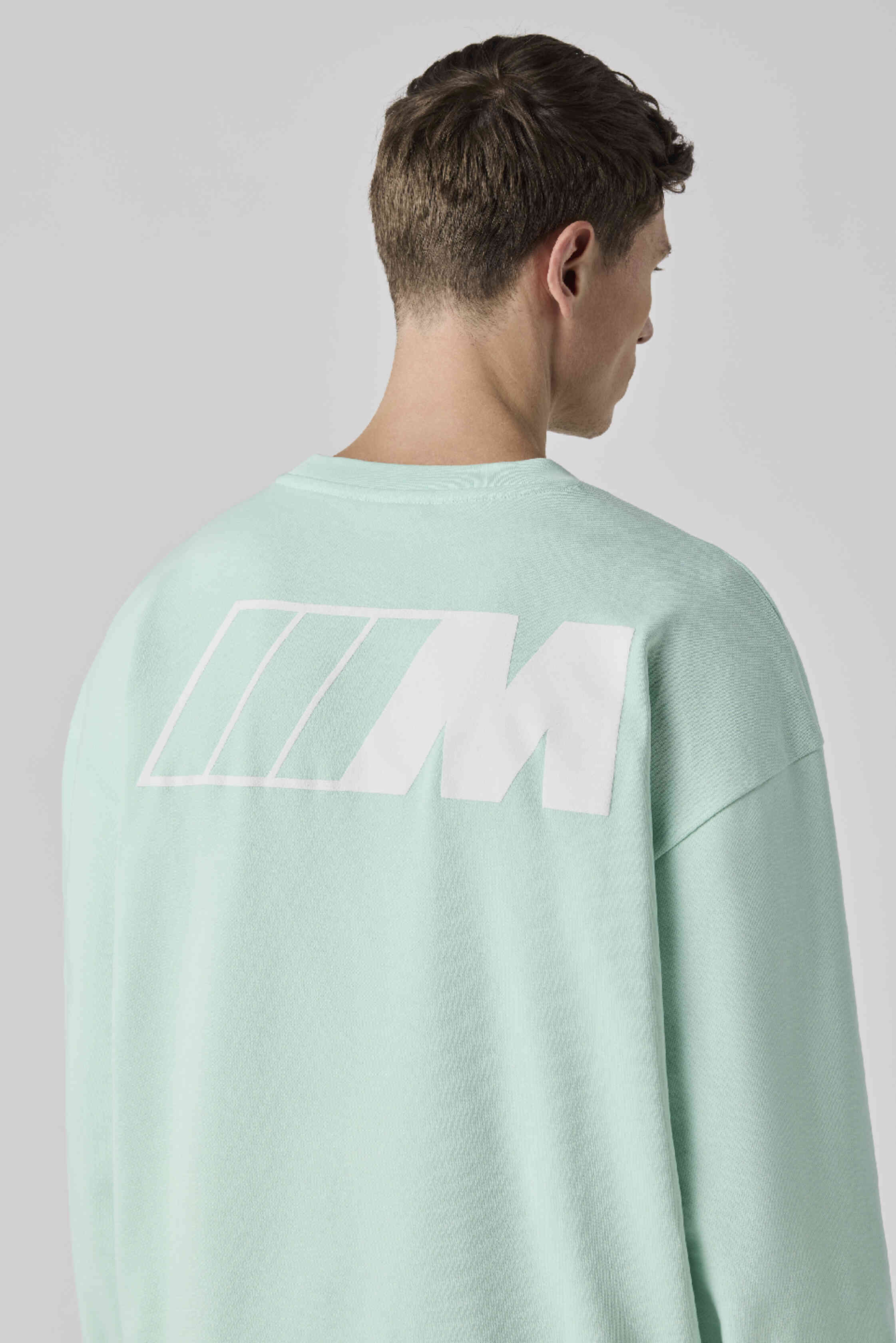 BMW M Sweater Logo Reverse Unisex Mint view 3