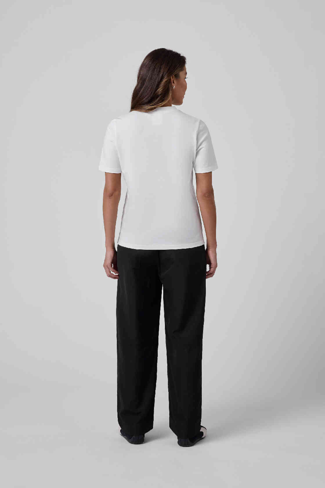BMW T-Shirt Logo Embossed Womens White view 4