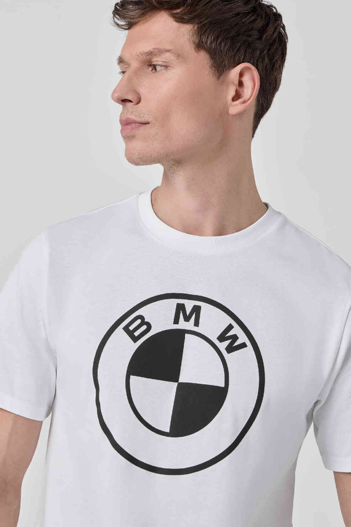 BMW Unisex T-Shirt Logo White Regular Fit view 5