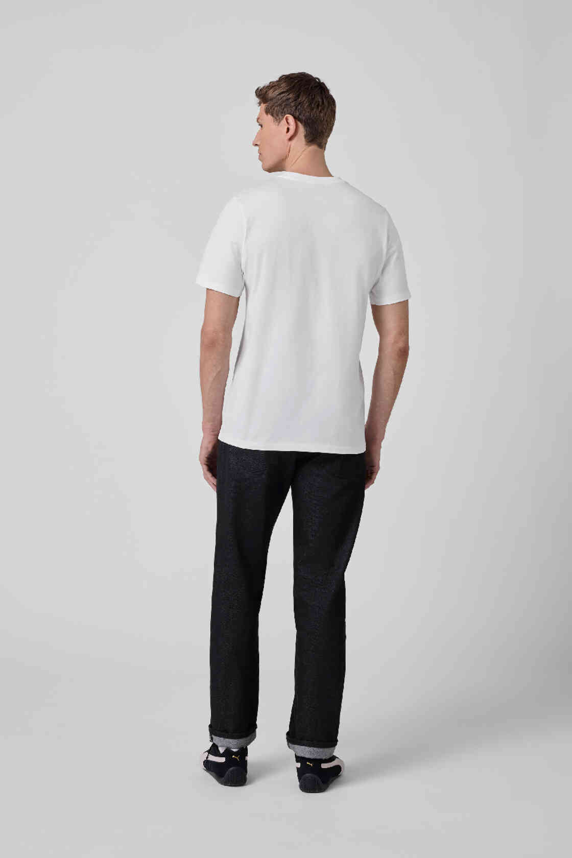 BMW Unisex T-Shirt Logo White Regular Fit view 4