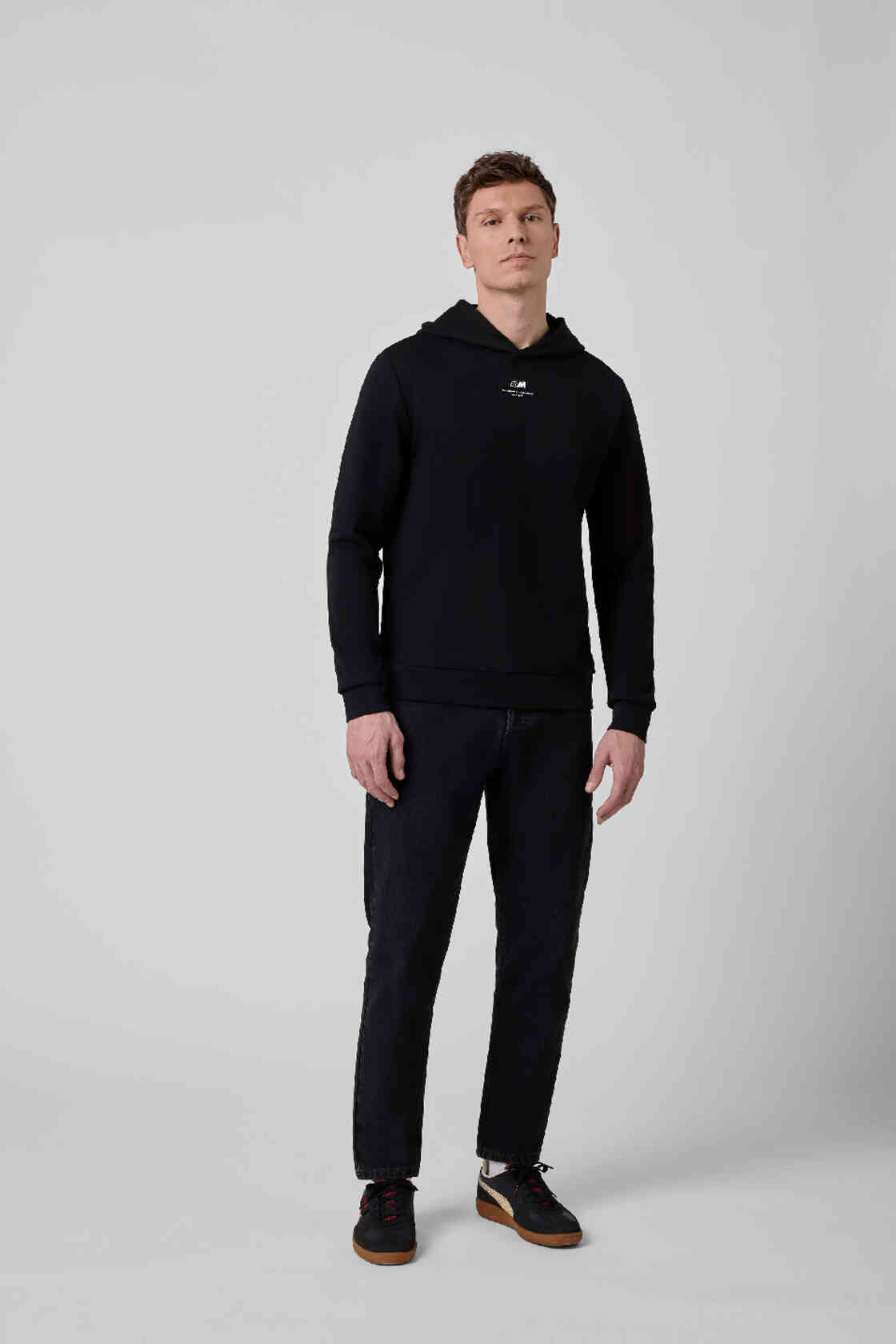 BMW M Sweathoodie Logo Unisex Black view 3