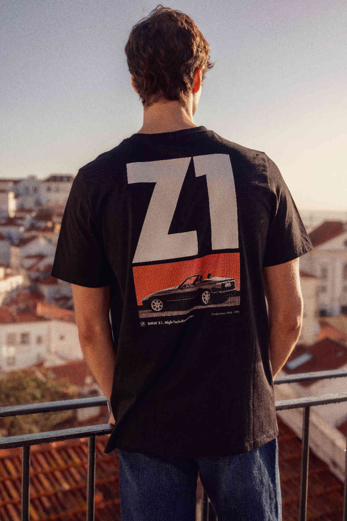 BMW T-Shirt Z1 Unisex Black  view 2