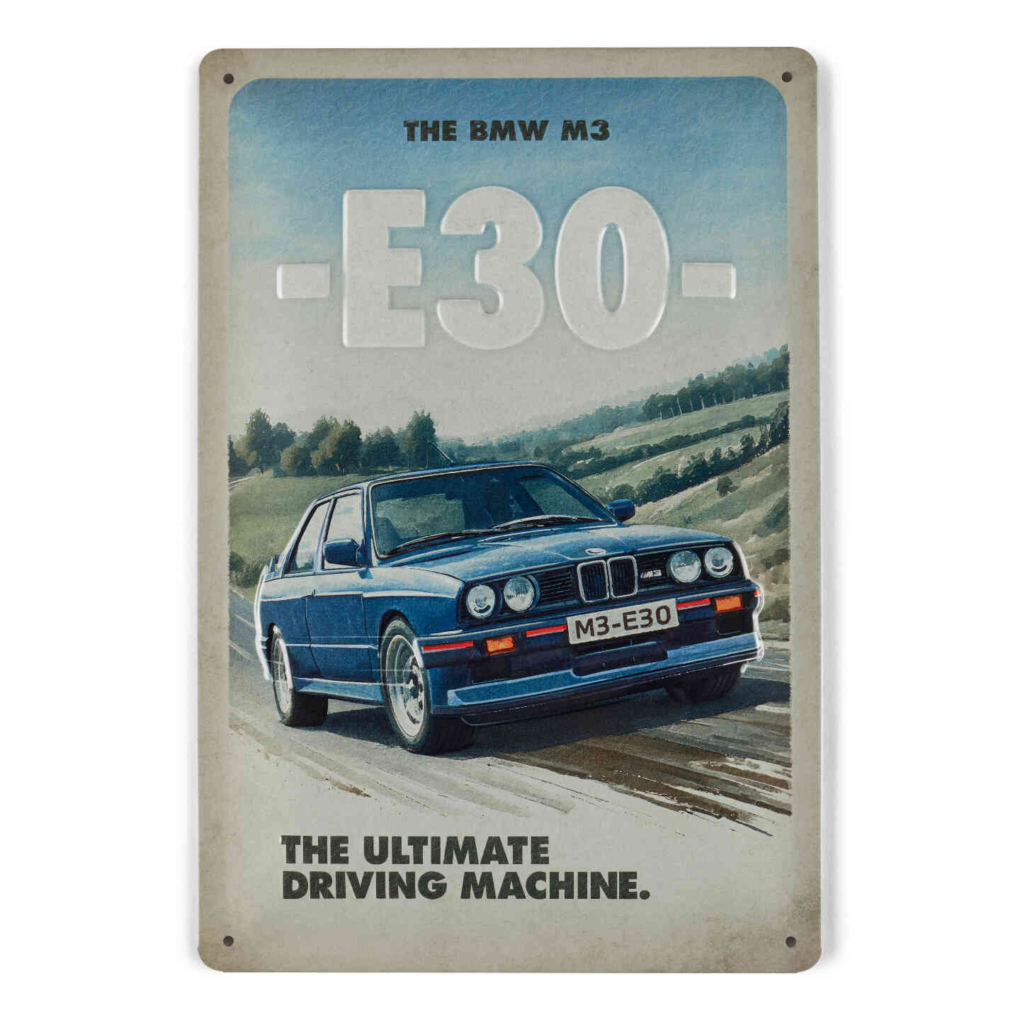 BMW Metal Sign E30