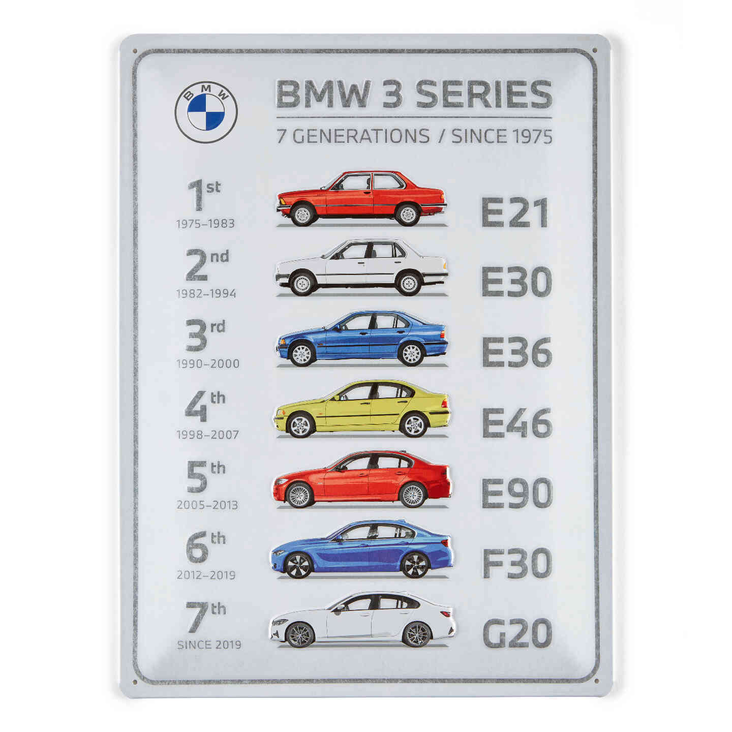 BMW Metal Sign 3 Series
