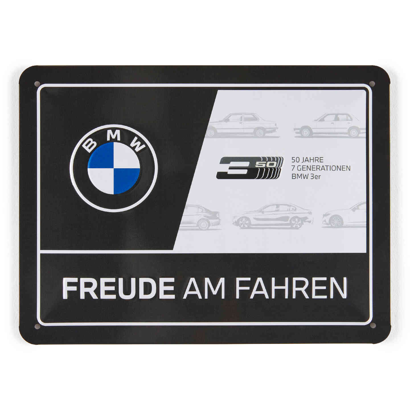 BMW Metal Sign Freude am Fahren