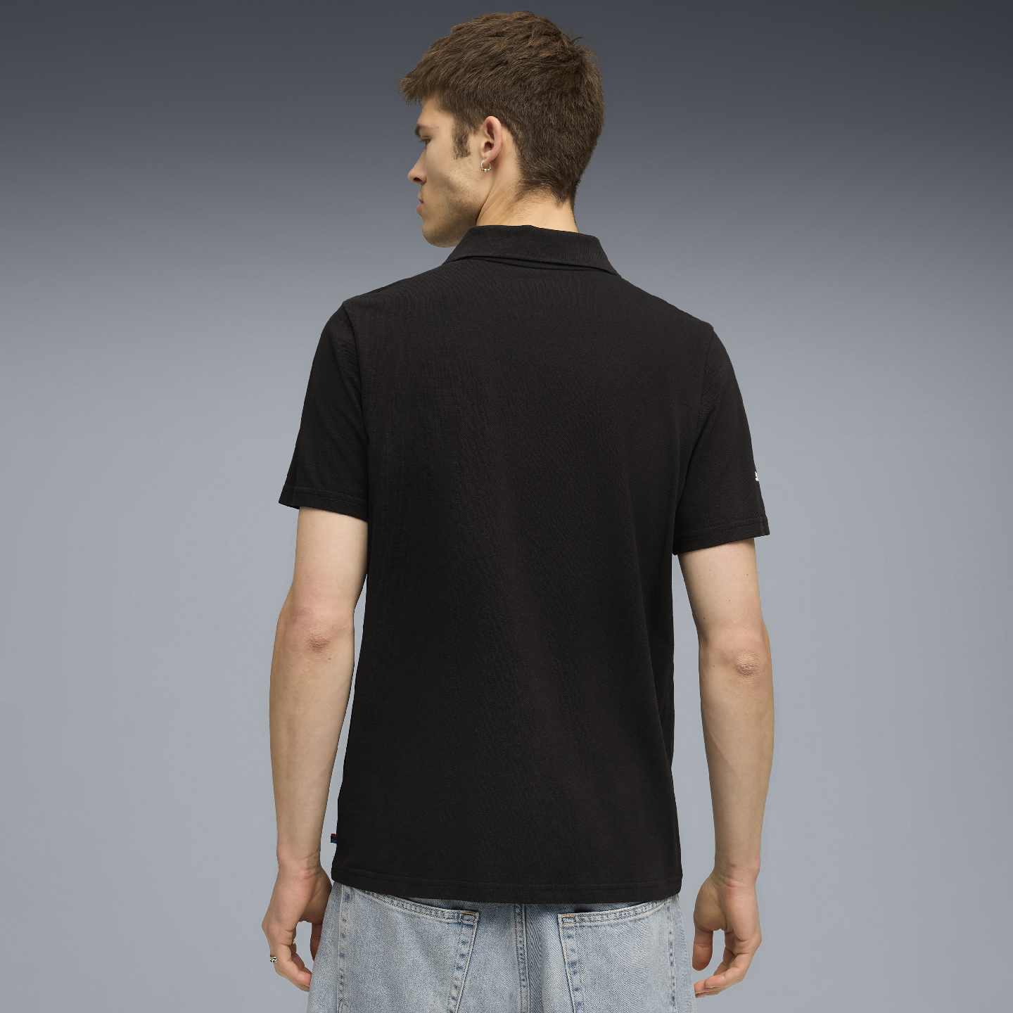 PUMA BMW M Motorsport Men’s Essential Polo II Black Regular Fit view 4