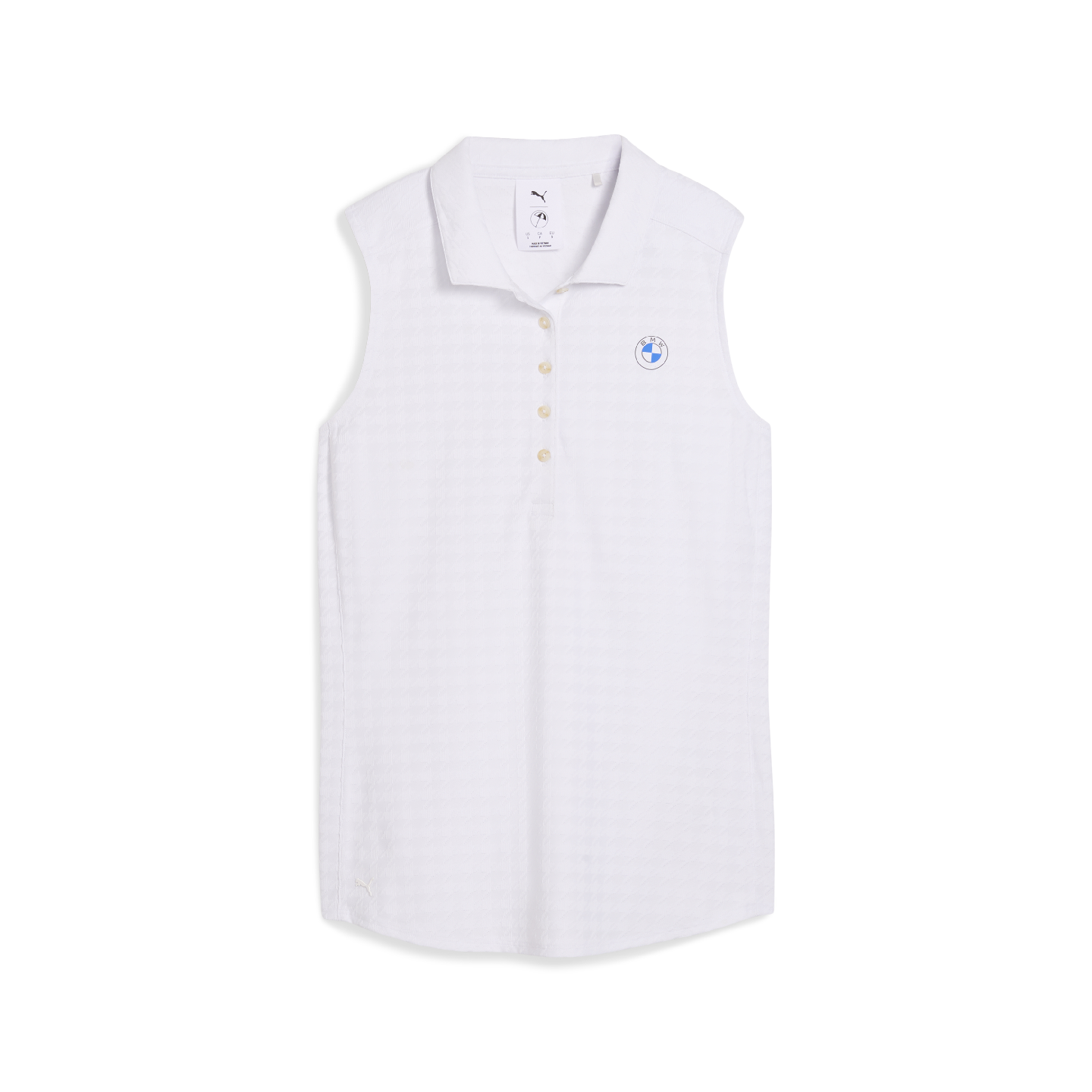 W PUMA I BMW Houndstooth Polo