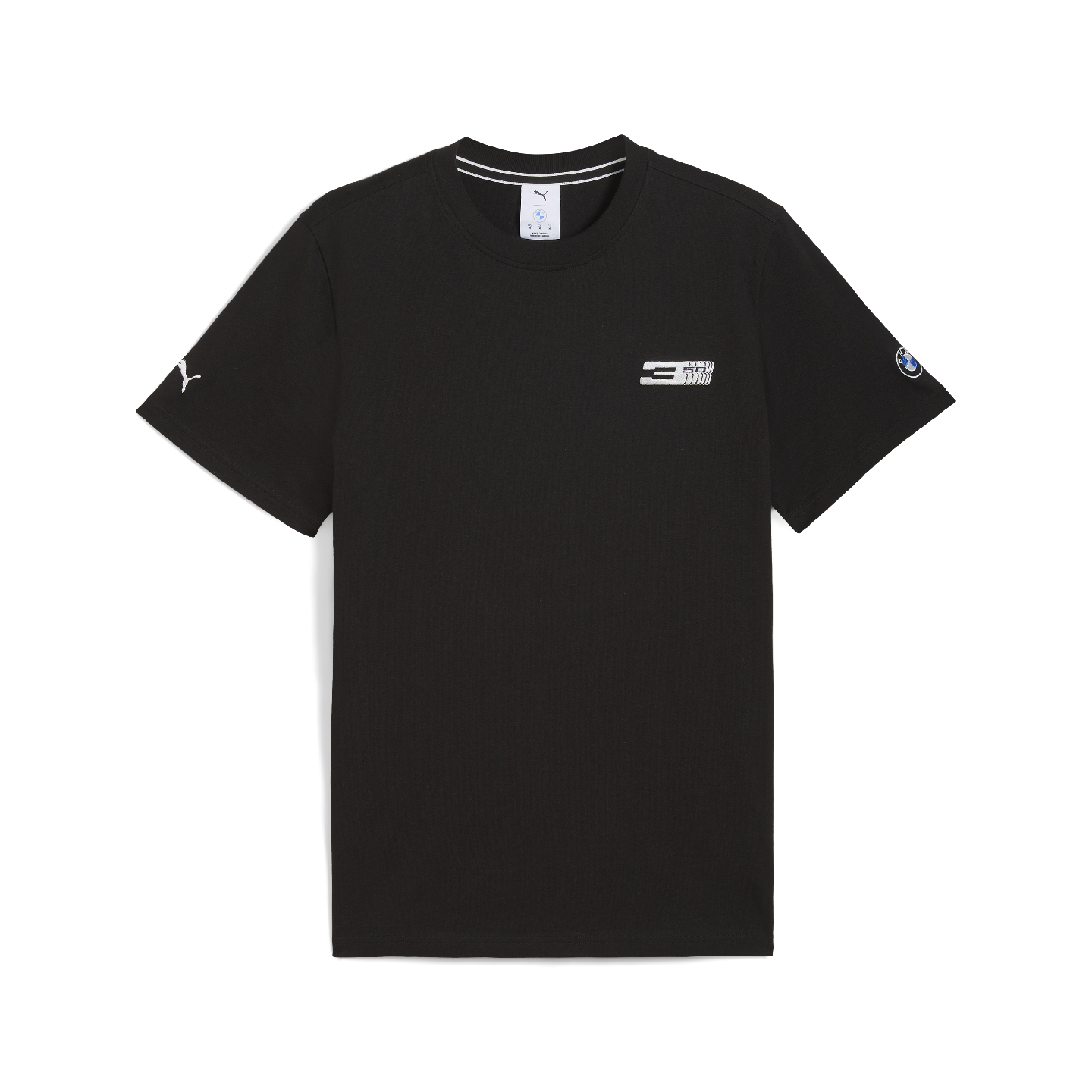 PUMA BMW 50 Years of 3 Series Unisex Graphic Car T-Shirt Black Relaxed Fit view 2