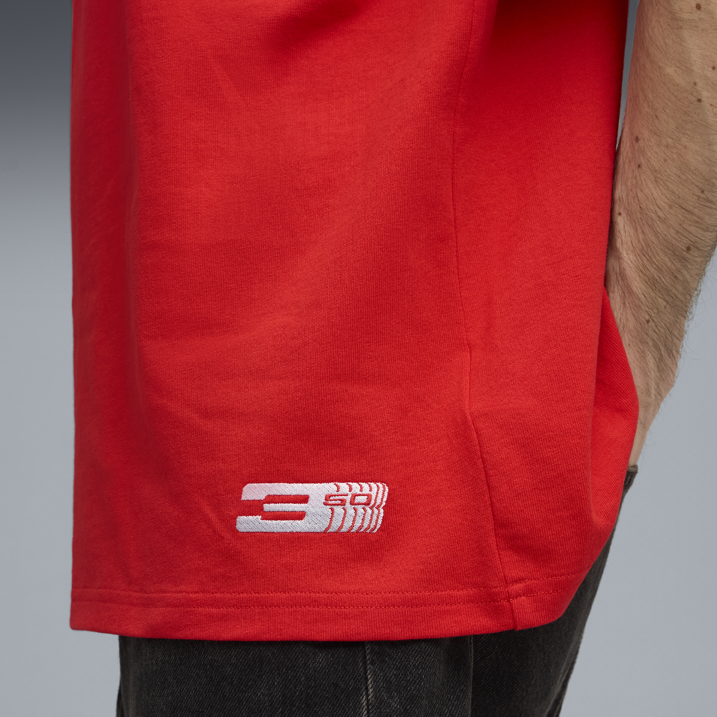 PUMA BMW 50 Years of 3 Series E30 Graphic Car Unisex T-Shirt Red Relaxed Fit view 5