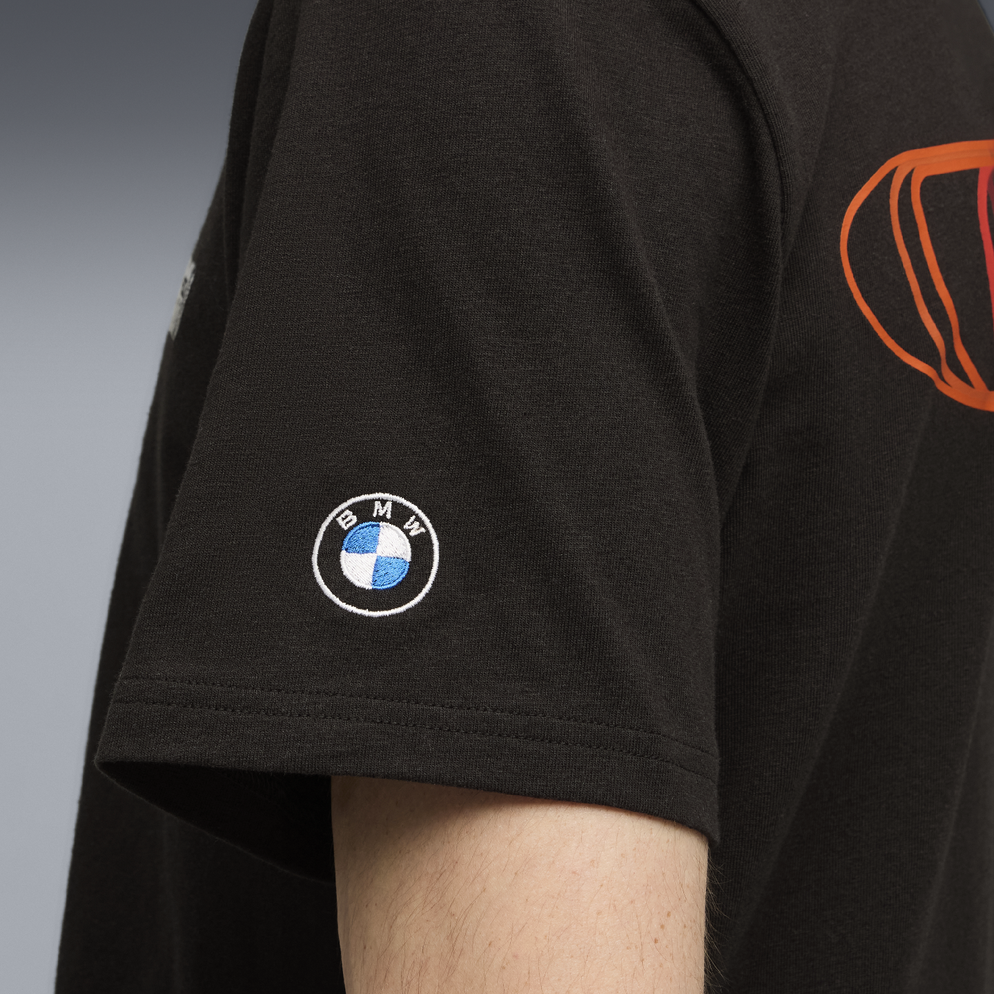 PUMA BMW 50 Years of 3 Series Graphic Car Unisex T-Shirt Black Relaxed Fit view 5