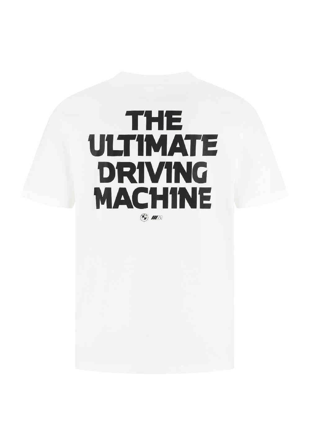 BMW M Unisex T-Shirt The Ultimate Driving Machine White Regular Fit