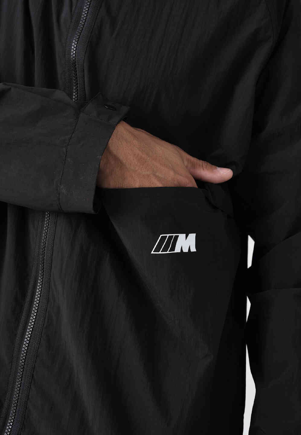 BMW M Unisex Travel Jacket Black Regular Fit view 6