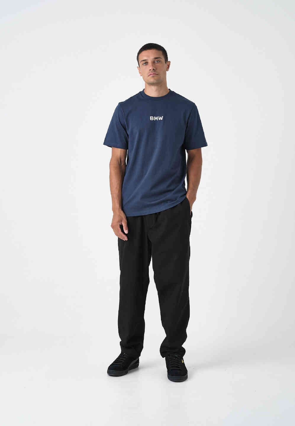BMW Unisex T-Shirt Blue Regular Fit view 5