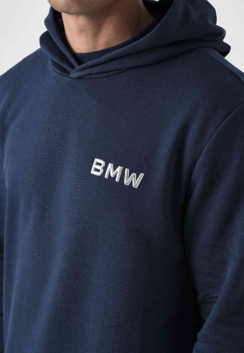 BMW Unisex Sweathoodie Blue Regular Fit view 3