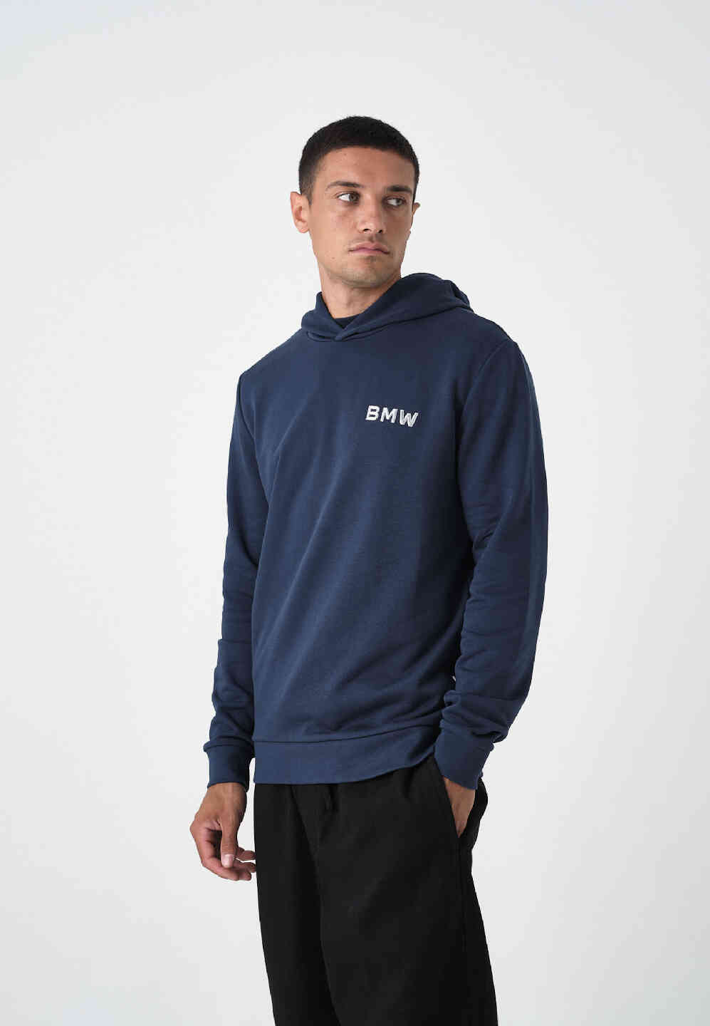 BMW Unisex Sweathoodie Blue Regular Fit view 5