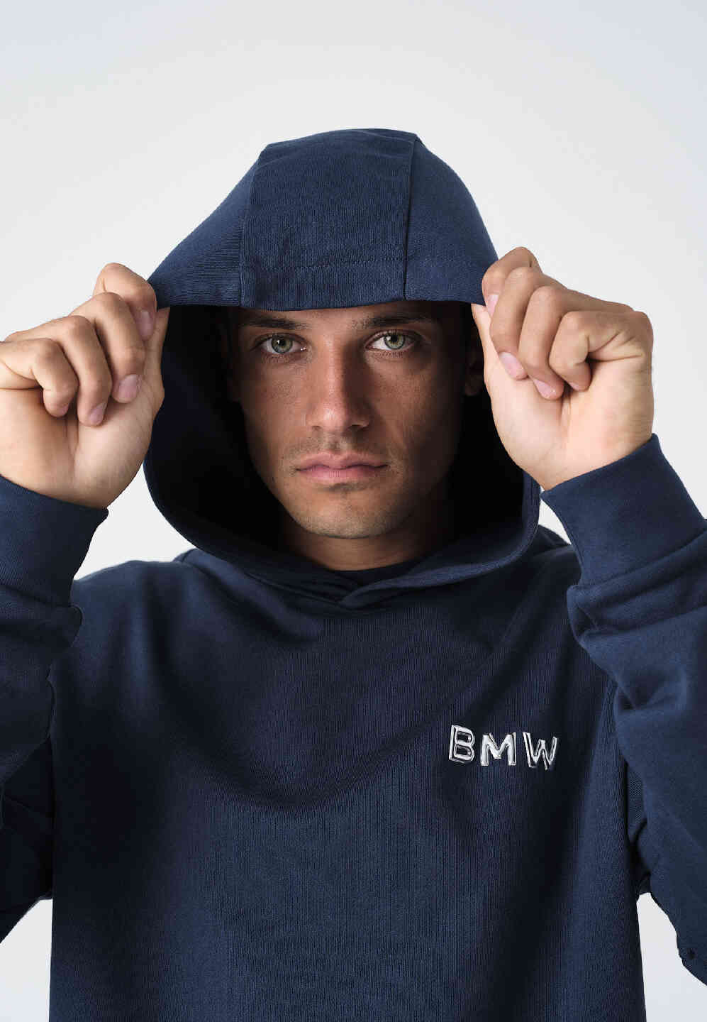 BMW Unisex Sweathoodie Blue Regular Fit view 6