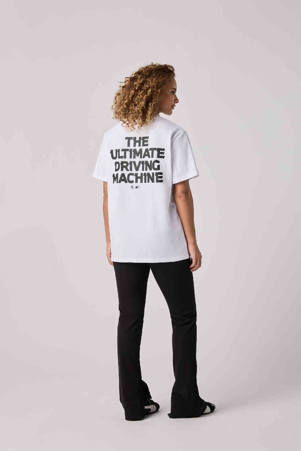 BMW M Unisex T-Shirt The Ultimate Driving Machine White Regular Fit view 5