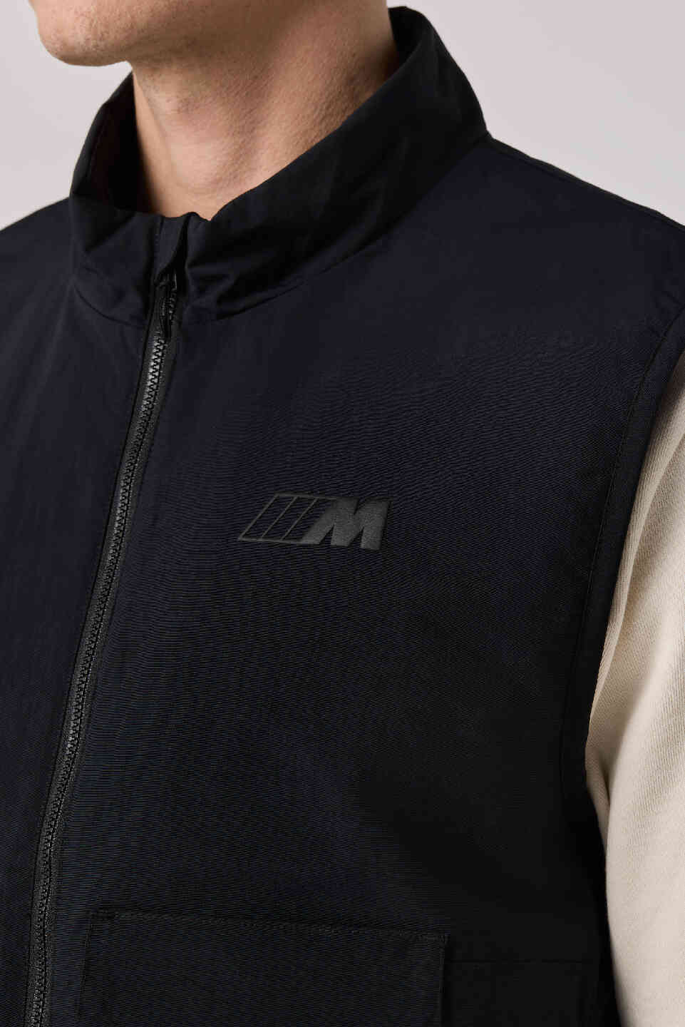BMW M Unisex Vest Black Regular Fit view 4