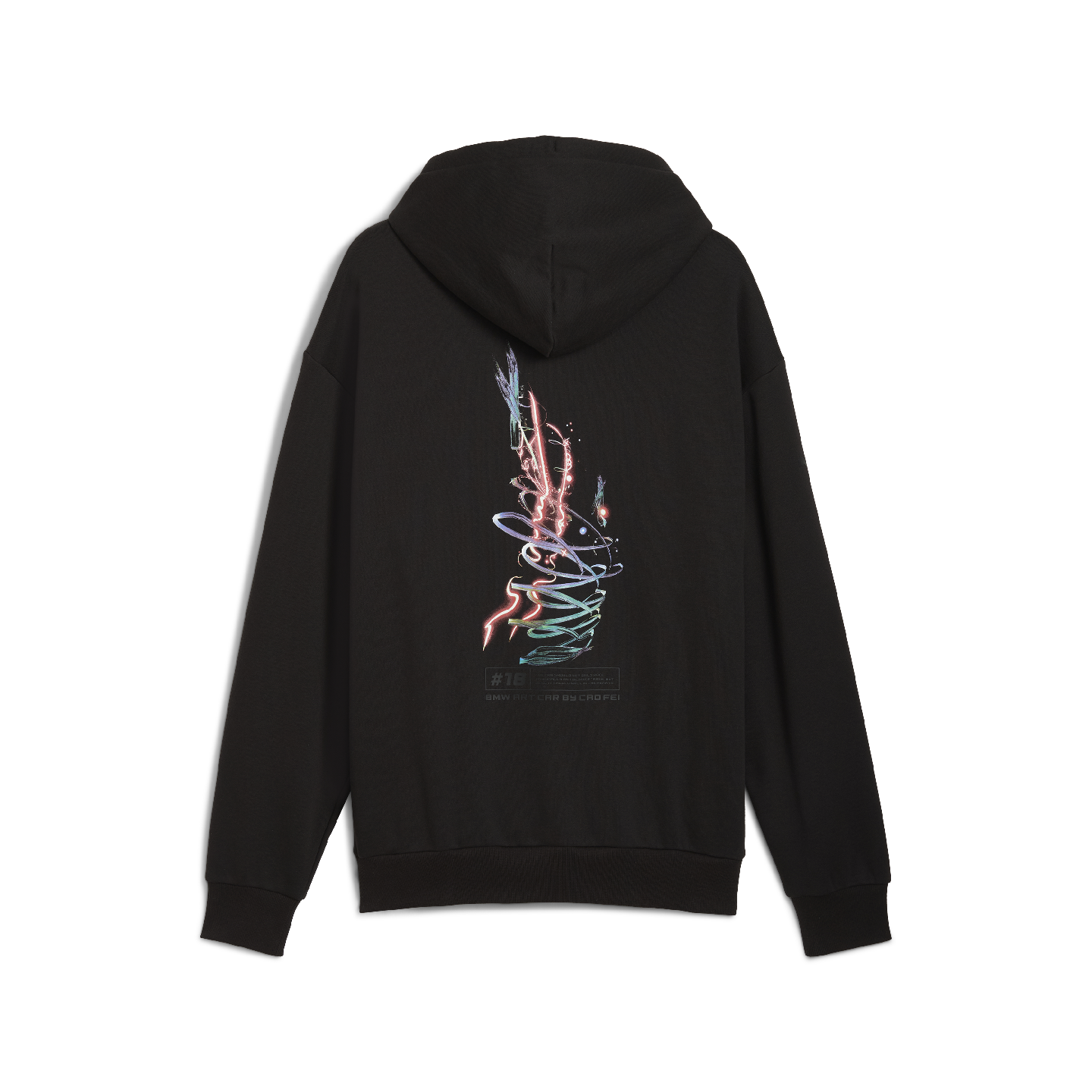 PUMA BMW M Motorsport Cao Fei Unisex Racer Hoodie Black Relaxed Fit