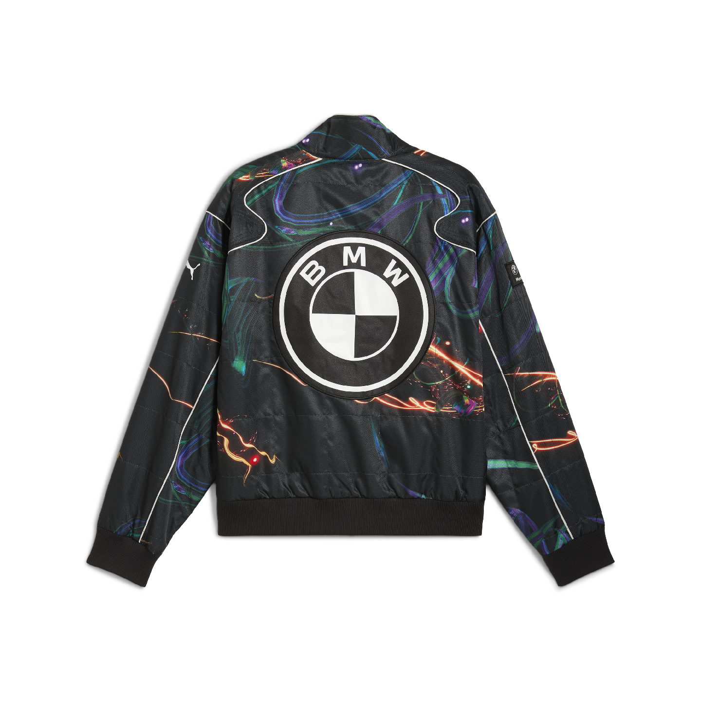PUMA BMW M Motorsport Cao Fei Unisex Racer Jacket Black Relaxed Fit