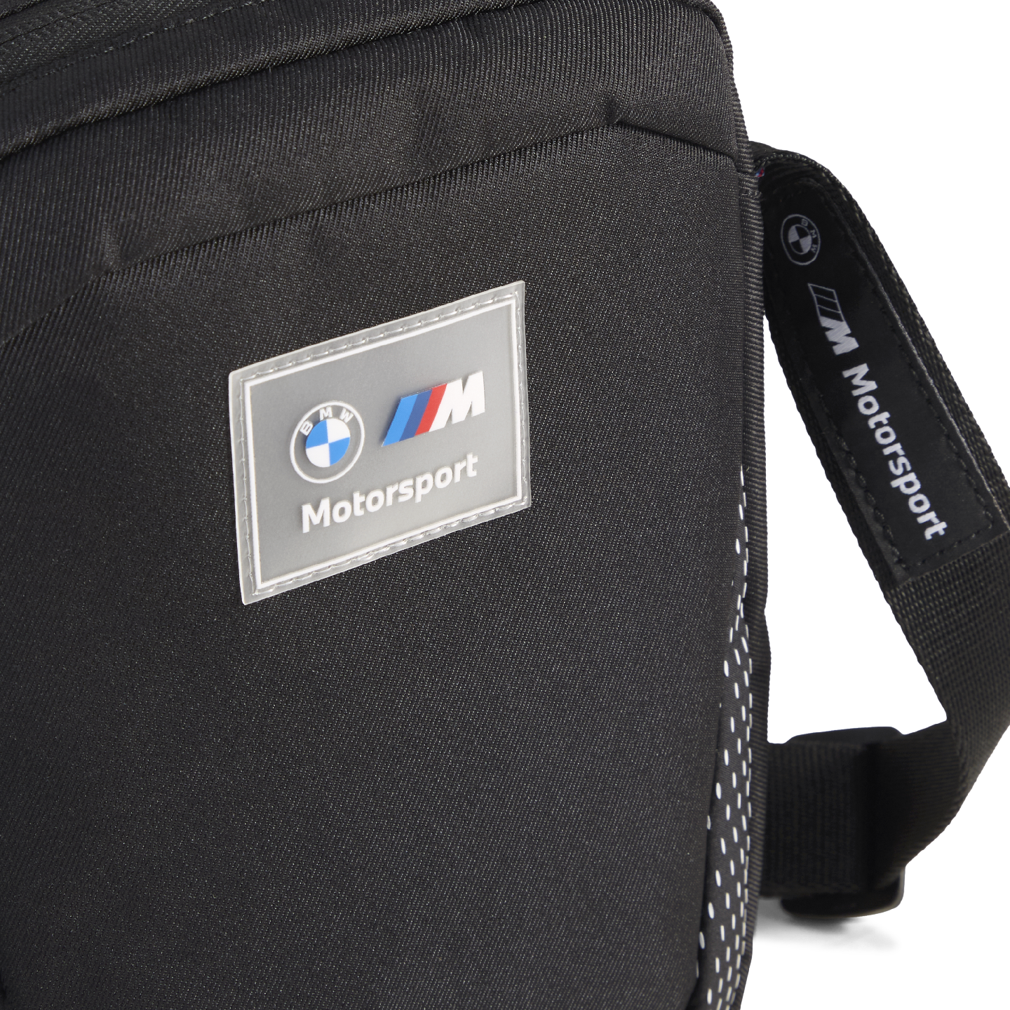 BMW M Motorsport Portable Bag Black Adjustable Strap view 3