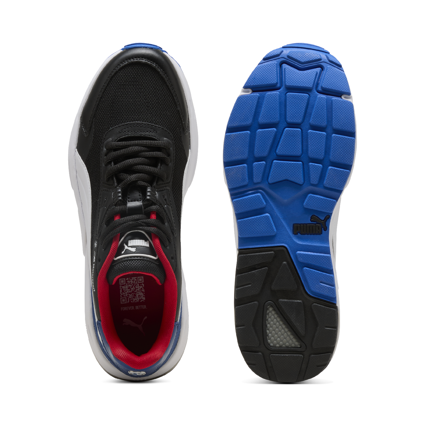 BMW M Motorsport PUMA VIS2K Unisex Trainers Black M Colours view 5