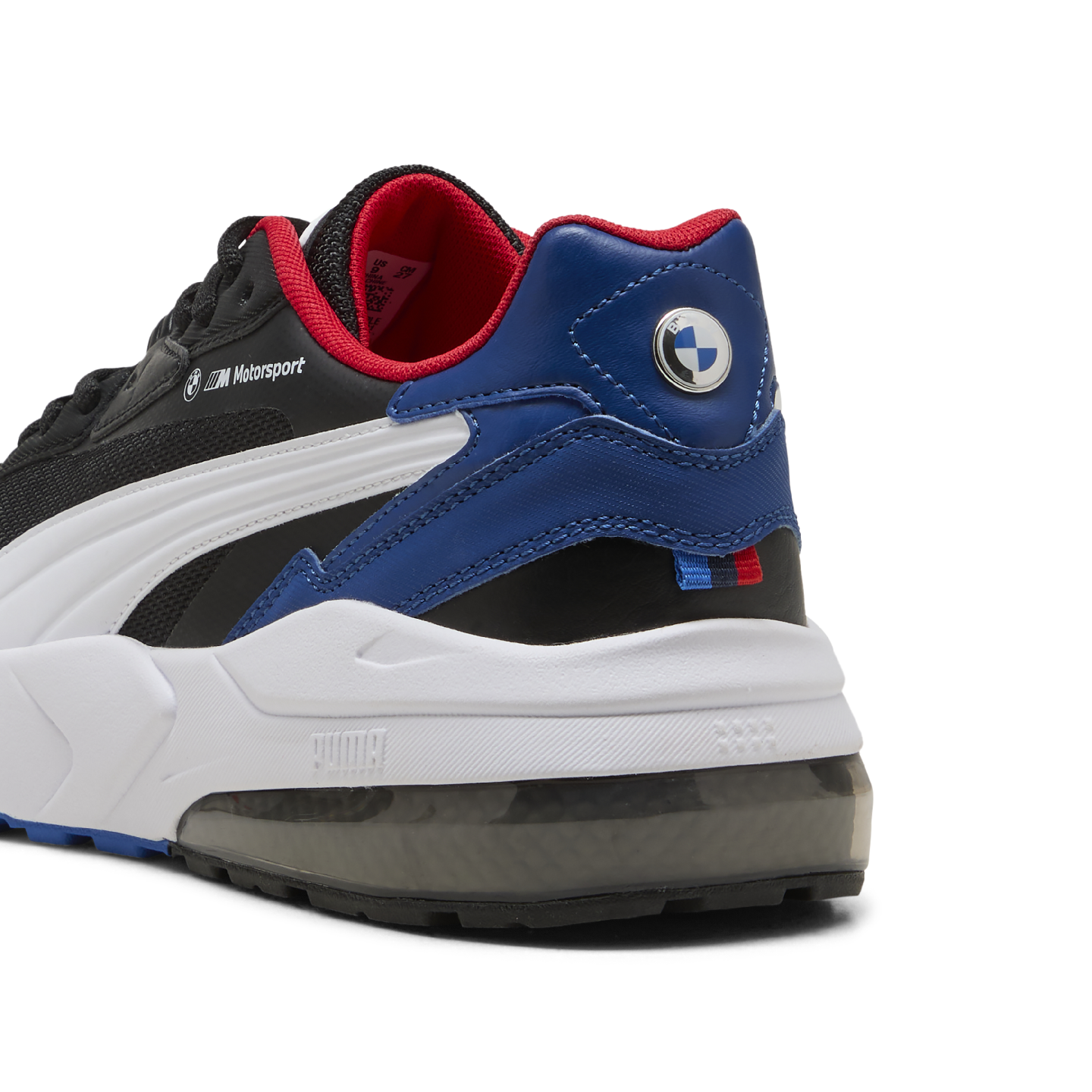 BMW M Motorsport PUMA VIS2K Unisex Trainers Black M Colours view 4