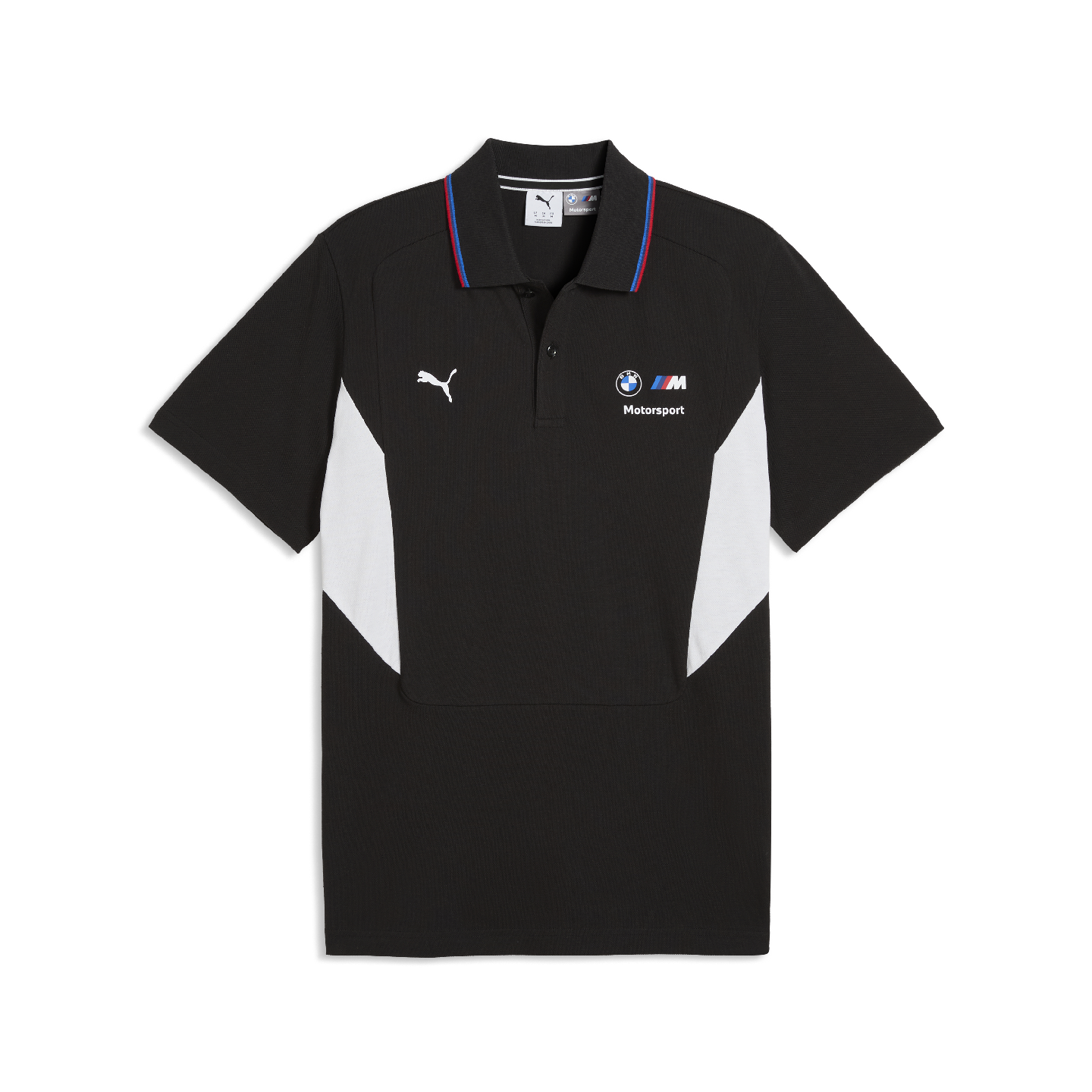 PUMA BMW M Motorsport Men's Sportswear Polo Black Regular Fit
