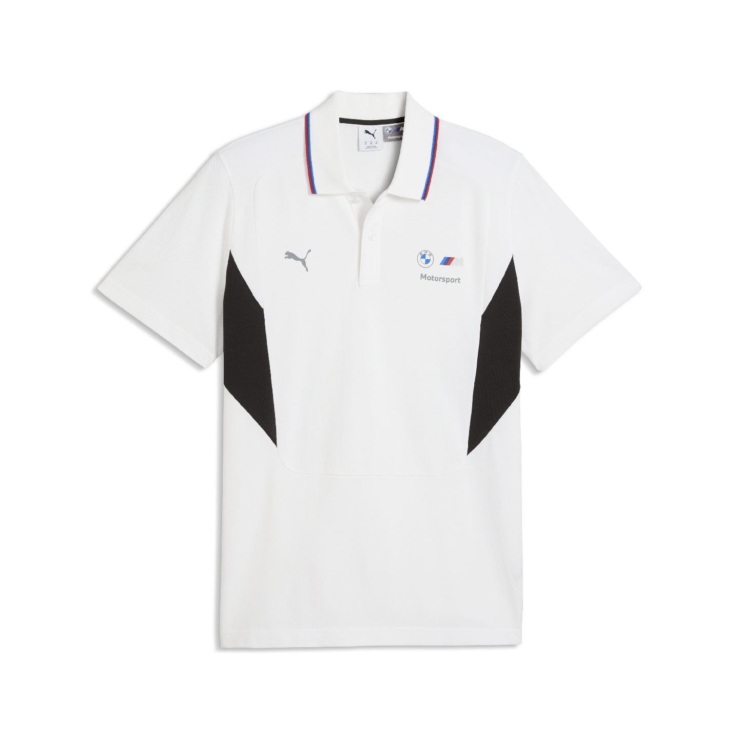 PUMA BMW M Motorsport Men's Sportswear Polo White Regular Fit