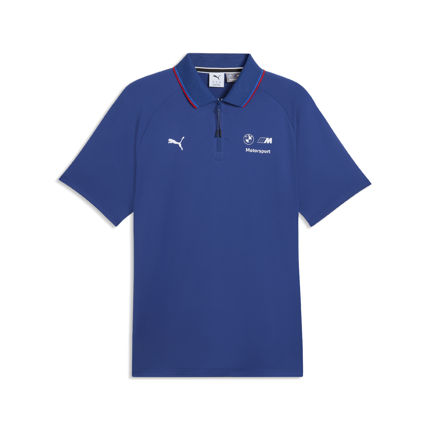 PUMA BMW M Motorsport Men's Sportswear Cloudspun Polo Blue Regular Fit