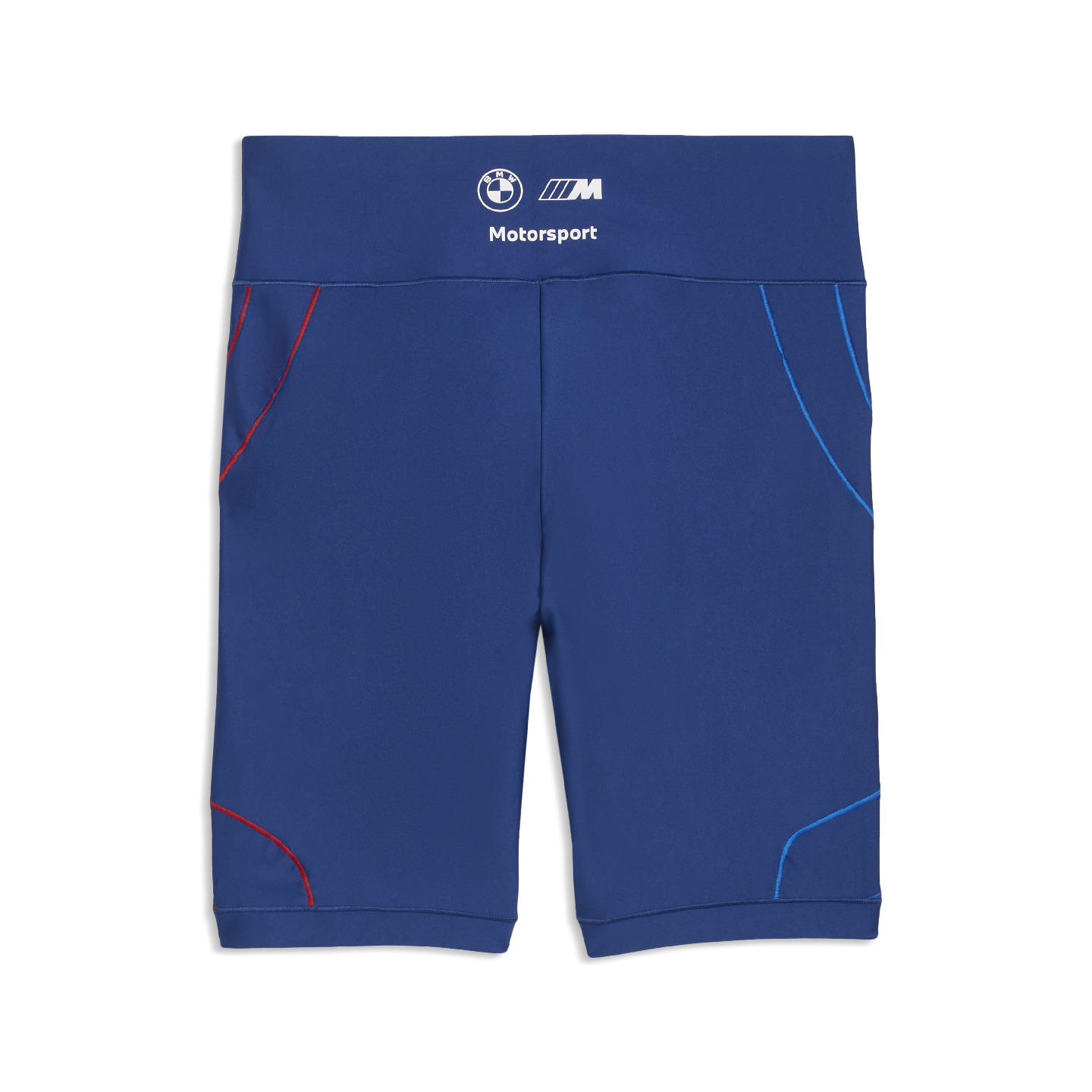 PUMA BMW M Motorsport Women's Sportwear Biker Shorts Blue view 2