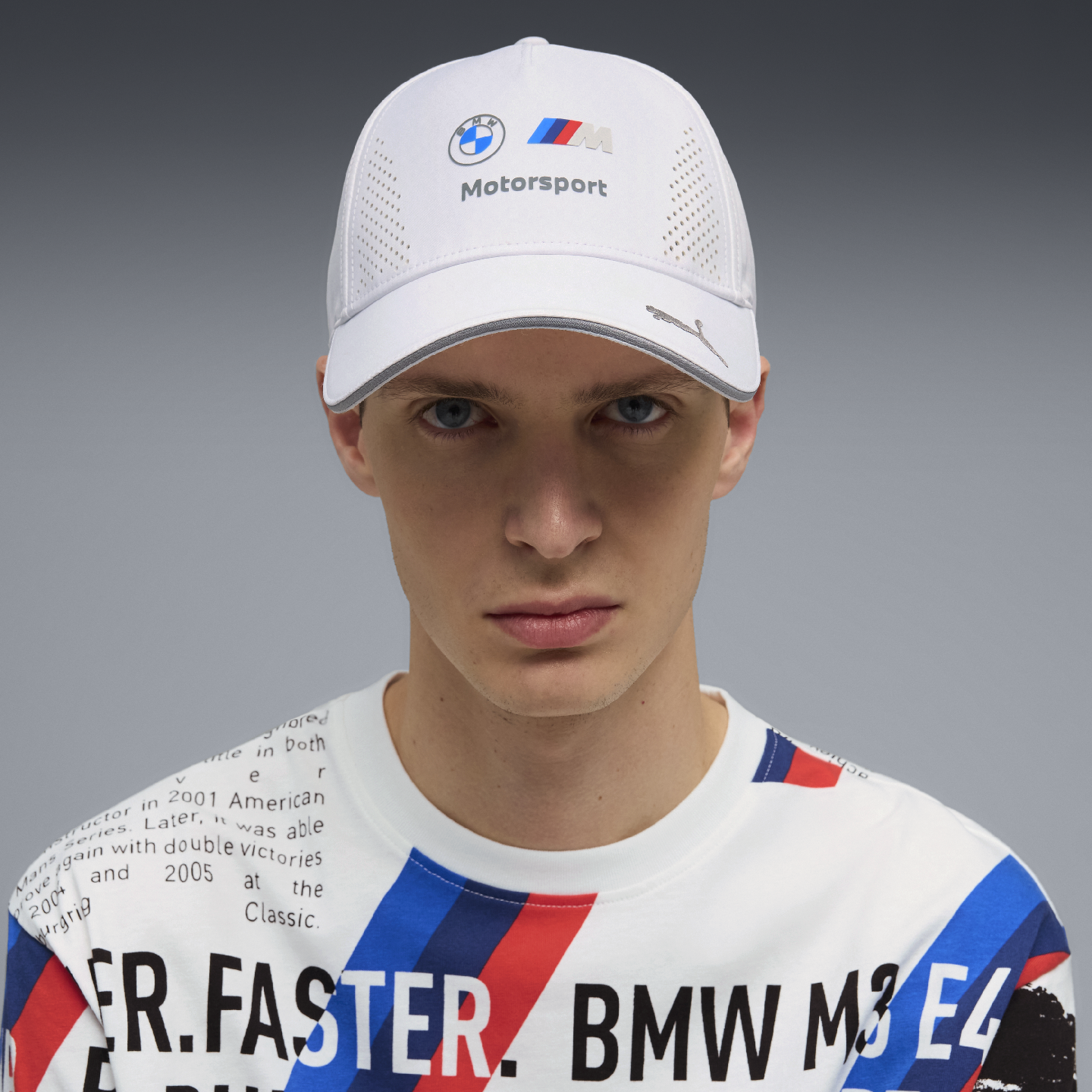 BMW Replica Team Baseball Cap White view 3